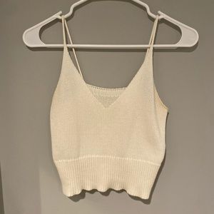 Crochet White Tank!